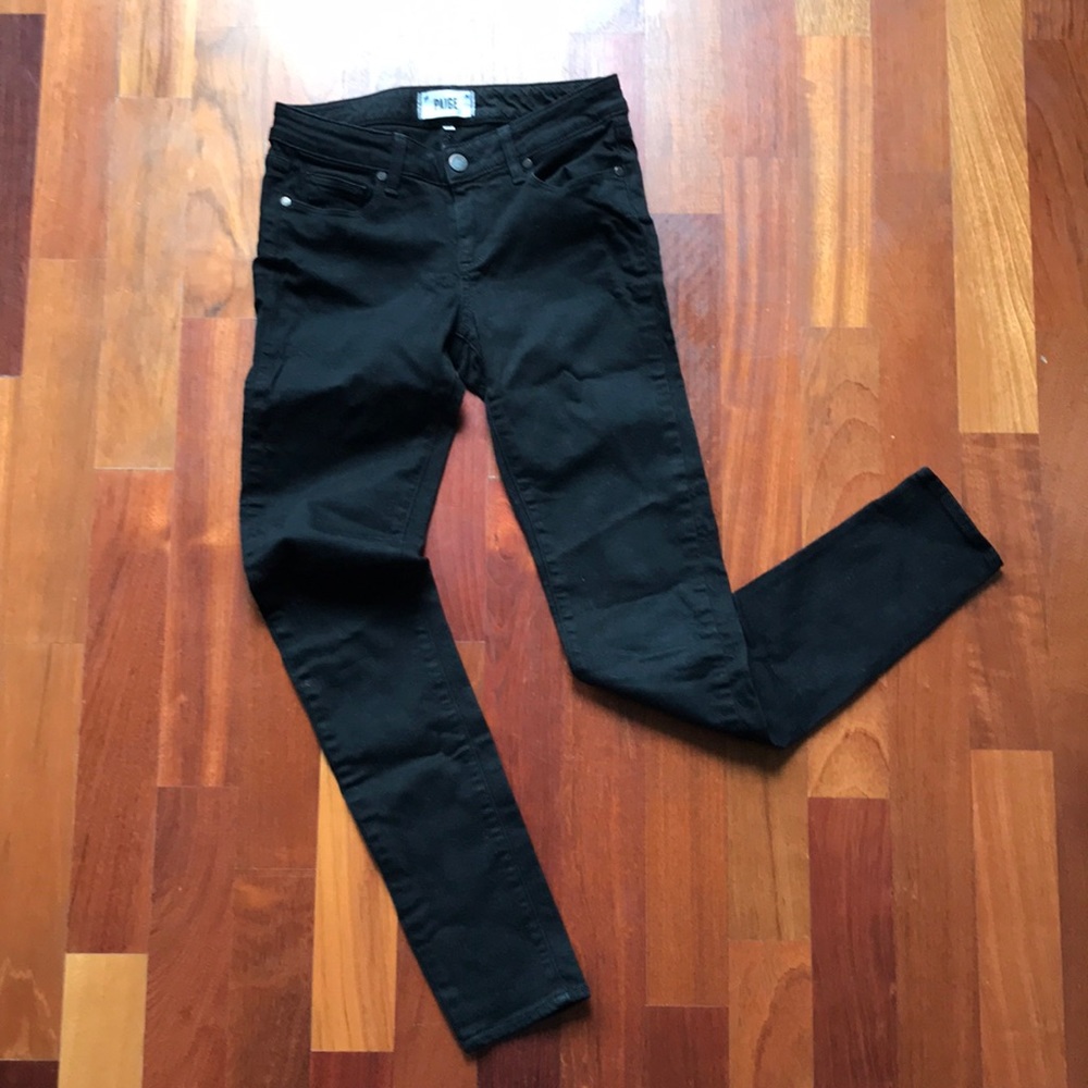 PAIGE Skyline Skinny in Black, 26 - Picture 2 of 5